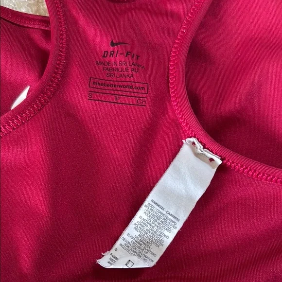 Nike Women's Sports Bra Set - Red, White, Black - Picture 4 of 6